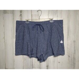 Reebok Womens Blue Athletic Running CrossFit Shorts Size 3XL